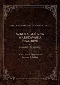 Szkoła Główna Warszawska (1862-1869) - Bąbiak Grzegorz - książka