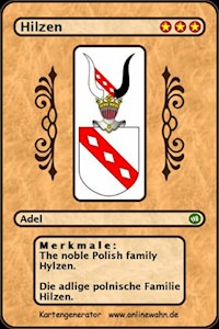 The noble Polish family Hylzen. Die adlige polnische Familie Hilzen. - Werner Zurek - ebook