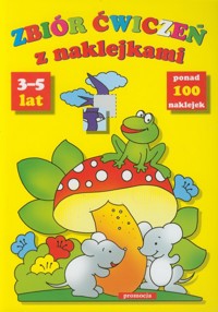 Zbiór ćwiczeń z naklejkami 3-5 lat -  - książka