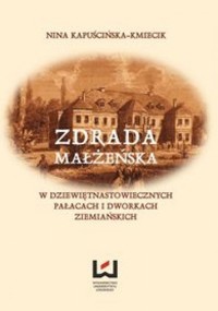 Zdrada małżeńska w dziewiętnastowiecznych pałacach i dworach ziemiańskich - Nina Kapuścińska-Kmiecik - ebook