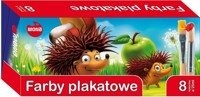 Farby plakatowe Mona, 8 kolorów x 20ml -  - książka
