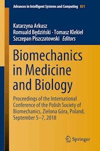 Biomechanics in Medicine and Biology -  - ebook