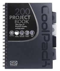 Coolpack Project Book, Kołobrulion B5 - Grey (94207CP) -  - książka