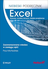 Excel Wykresy analiza danych tabele przestawne Niebieski podręcznik - Paul McFedries - książka