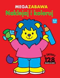 Megazabawa. Naklejaj i koloruj - zbiorowa praca - książka