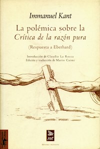 La polémica sobre la Crítica de la razón pura - Kant Immanuel - ebook