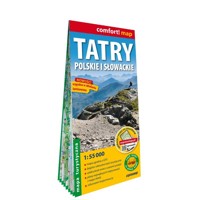 Tatry Polskie i Słowackie mapa turystyczna 1:55 000 laminat 2026 - zbiorowa praca - książka