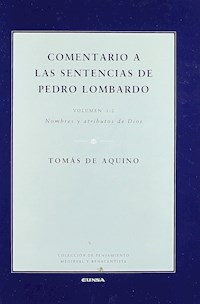 Comentario a las sentencias de Pedro Lombardo I/2 - Tomás de Aquino - ebook