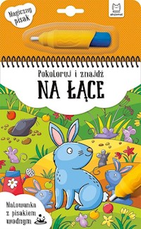 Pokoloruj i znajdź Na łące -  - książka