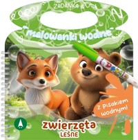 Zadanka & malowanki wodne. Zwierzęta leśne - Wioleta Żyłowska - książka