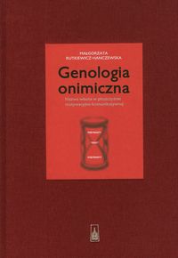 Genologia onimiczna - Rutkiewicz-Hanczewska Małgorzata - książka