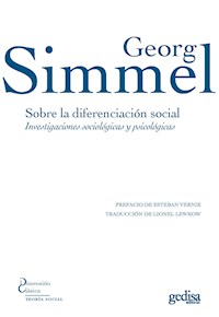 Sobre la diferenciación social - Georg Simmel - ebook