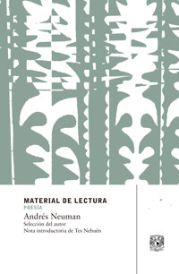 Material de lectura. Andrés Neuman - Andrés Neuman - ebook