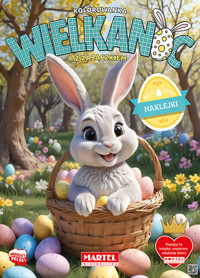 Kolorowanka Wielkanoc z zajączkiem z naklejkami - Agata Niemirska - książka