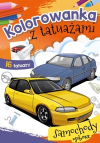 Kolorowanka z tatuażami. Samochody osobowe - Wydawnictwo Skrzat - książka