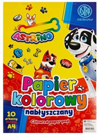 Zeszyt papierów kolorowych nabłyszczanych A4/10k -  - książka