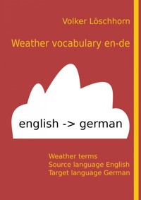 Weather vocabulary - Volker Löschhorn - ebook