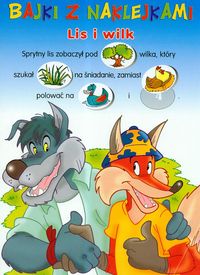 Bajki z naklejkami Lis i wilk -  - książka
