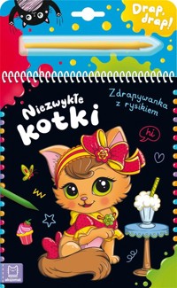 Niezwykłe kotki. Zdrapywanka z rysikiem - Anna Podgórska - książka
