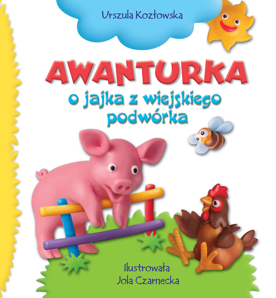 Awanturka o jajka z wiejskiego podwórka - Urszula Kozłowska, Jolanta Czarnecka (ilustr.) - książka