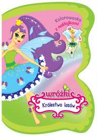 Wróżki. Królestwo lasów. Kolorowanka z naklejkami - Ina Katkauskaite - książka