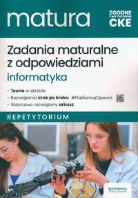 Zadania maturalne z odpowiedziami Matura 2025 Informatyka Repetytorium - Dobosiewicz Piotr - książka