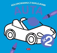 Auta Kolorowanka z naklejkami -  - książka