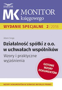 Działalność spółek z o.o. w uchwałach wspólników. - Adam Sroga - książka