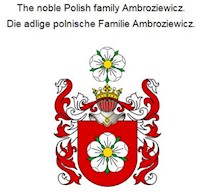 The noble Polish family Ambroziewicz. Die adlige polnische Familie Ambroziewicz. - Werner Zurek - ebook