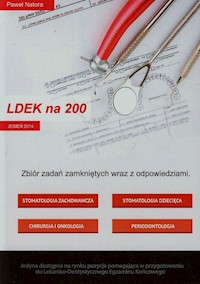 LDEK na 200 Tom 1 Zbiór zadań zamkniętych wraz z odpowiedziami - Natora Paweł - książka