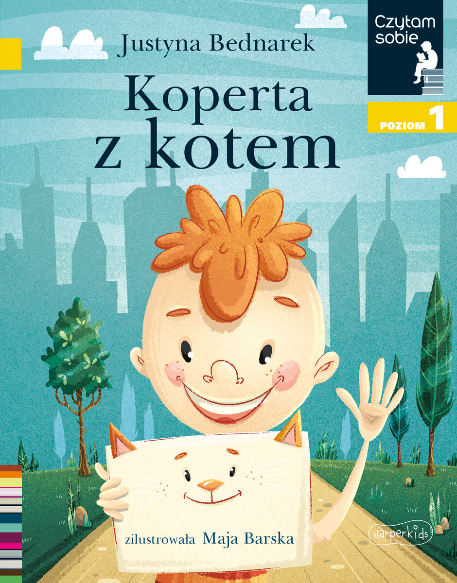 Koperta z kotem. Czytam sobie. Poziom 1 - Rafał Witek - książka