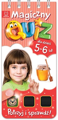 Magiczny quiz dla dzieci 5-6 lat Czerwony -  - książka
