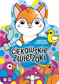 Zakręcone kolorowanie. Ciekawskie zwierzaki - Justyna Tkocz - książka