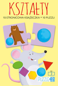 Kształty (książeczka + 10 puzzli) - zbiorowa praca - książka