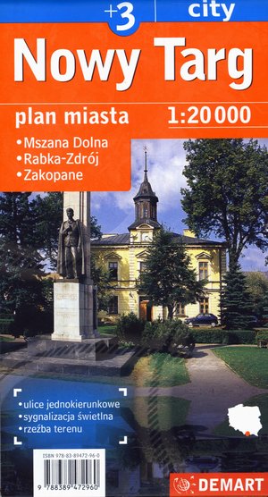 Nowy Targ/Zakopane +3. Plany miast w skali 1:20 000 - zbiorowa praca - książka