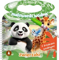 Zwierzaki. Zadanka & malowanki wodne - Wioleta Żyłowska - książka