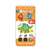 Magiczny quiz Potrzyj i sprawdź od 4 lat Pomarańczowy -  - książka