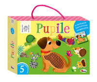 Pupile. Dotykam poznaję. Box z puzzlami sensorycznymi - Elżbieta Korolkiewicz - książka