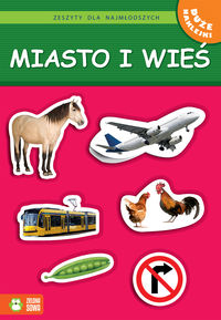 Zeszyty dla najmłodszych Miasto i wieś - Burdek Sylwia - książka