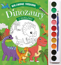 Malowanie farbkami. Dinozaury - Izabella Sieńko-Holewa - książka
