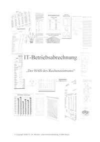 IT-Betriebsabrechnung Teil I I - Jochen K. Michels - ebook