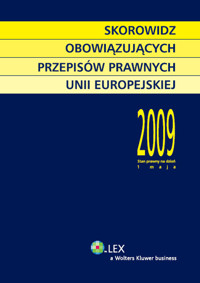 Skorowidz Obowiązujących Przepisów Prawnych Unii Europejskiej 2007/2008 -  - książka