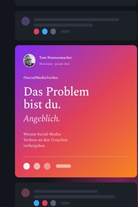 Das Problem bist du. Angeblich. - Tom Wannenmacher - ebook