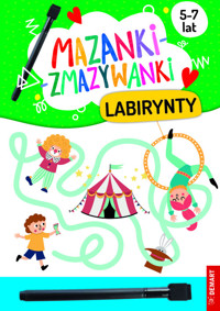 Mazanki-zmazywanki. Labirynty - Anna Borchard - książka