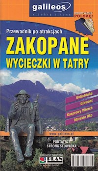 Zakopane wycieczki w Tatry przewodnik Plan -  - książka