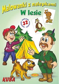 Malowanki z nalepkami - W lesie Kuba - Błędowski Ernest - książka