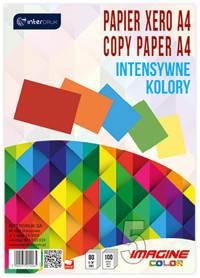 Papier ksero A4/100k - 5 kolorów x 20k (434008) -  - książka