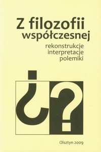 Z filozofii współczesnej -  - książka
