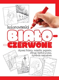 Kolorowanki biało-czerwone Część 2 -  - książka