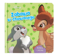 Zabawa w chowanego. Książeczka sensoryczna. Disney Bambi - Baranowski Grace - książka
